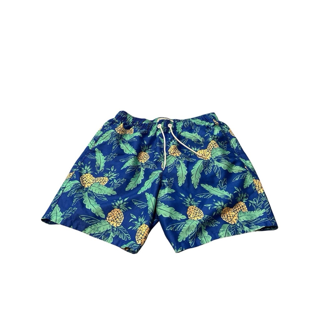 Abercrombie‎ & Fitch Swim Trunks Shorts Mens Pineapple Print Beach Hawaii Small